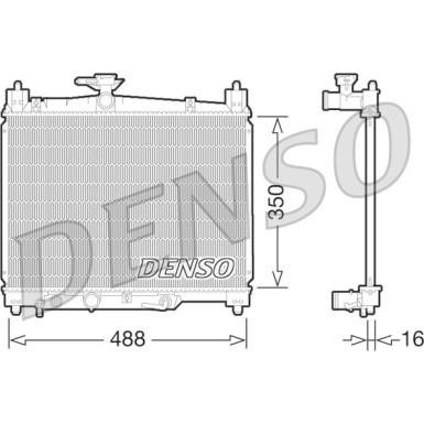 Denso | Klimaanlagenkühler DCN46012
