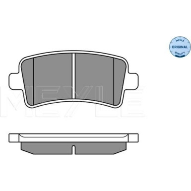Bremsbelagsatz Opel T. Insignia 08- Mit Sensor | 025 244 2116/W