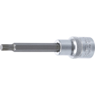 BGS Bit-Einsatz | Länge 100 mm | Antrieb Innenvierkant 12,5 mm (1/2"""") | Innenvielzahn (für XZN) M7 | 4432