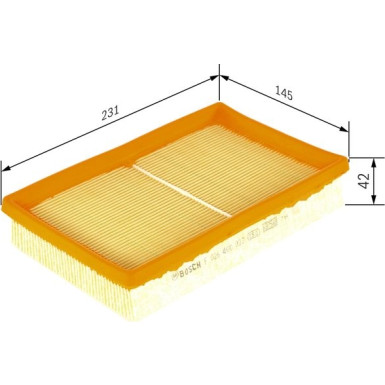 Luftfilter | SUZUKI Swift | F 026 400 037