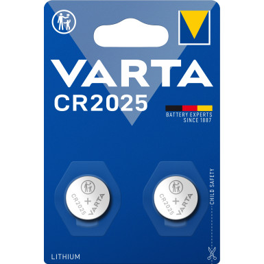06025 101 402 Varta Electronics CR2025 Blister 2