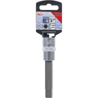 BGS Bit-Einsatz | Länge 100 mm | Antrieb Innenvierkant 12,5 mm (1/2"""") | Innensechskant 11 mm | 4266