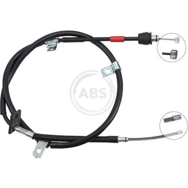A.B.S. Handbremsseil Seilzug Festellbremse K19127
