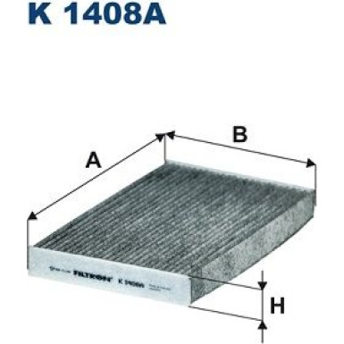 FILTRON Filter, Innenraumluft K 1408A