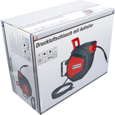 BGS Druckluftschlauch mit Aufroller automatisch 12 m + 2 m BGS Do it yourself 71048
