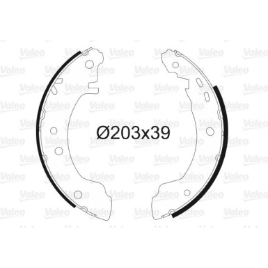 VALEO Bremsbacken 562548 VALEO Bremsbacken 562548