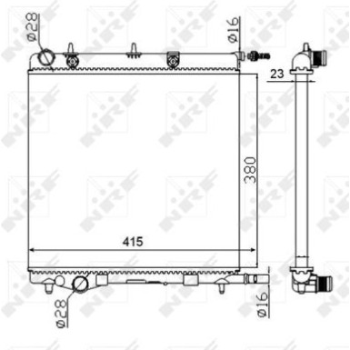 NRF Motorkühler 50430A NRF Motorkühler 50430A
