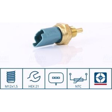 NISSENS Sensor, Kühlmitteltemperatur NISSENS Sensor, Kühlmitteltemperatur