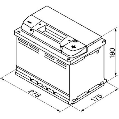 S5 008 BOSCH | PKW-Batterie | 12V 77Ah 780A | 0 092 S50 080
