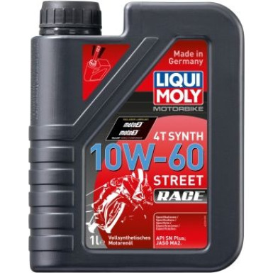 Liqui Moly Motorbike 4T Synth 10W-60 Street Race 1 l | 1525 | 1L Dose Kunststoff
