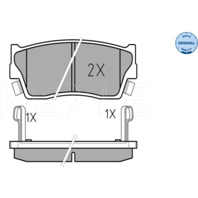 Bremsbelagsatz Suzuki P. Vitara -99 Mit Sensor | 025 215 0014/W