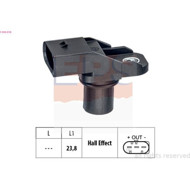 Sensor, Nockenwellenposition Made in Italy - OE Equivalent 1.953.518