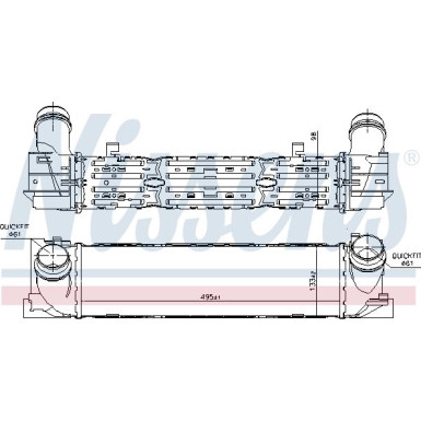 Ladeluftkühler PKW BMW F20 125d 11 FIRST FIT 96450