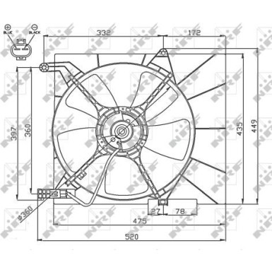 NRF Kühlerlüfter 47751 NRF Kühlerlüfter 47751