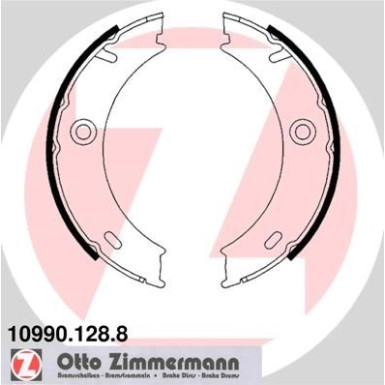 ZIMMERMANN Bremsbacken | 10990.128.8