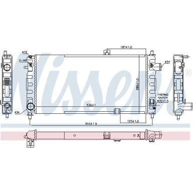 Wasserkühler PKW | OPEL Corsa A | 63241