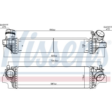 Ladeluftkühler PKW | BMW 2 F45 225i 14 | 96103