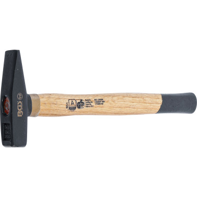 BGS Schlosserhammer | Holz-Stiel | DIN 1041 | 200 g | 851