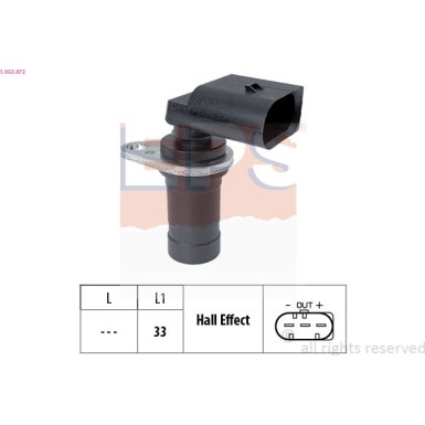 EPS Impulssensor 1.953.472 Made in Italy - OE Equivalent
