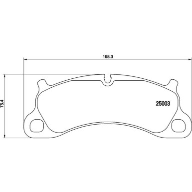 BREMBO Bremsklötze VA PORSCHE 911 11 PRIME LINE P 65 025