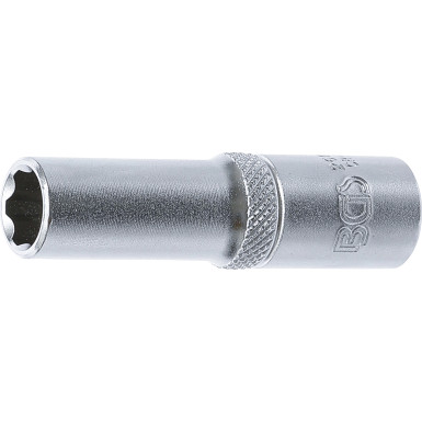 BGS Steckschlüssel-Einsatz Super Lock, tief | Antrieb Innenvierkant 10 mm (3/8"""") | SW 10 mm | 2600