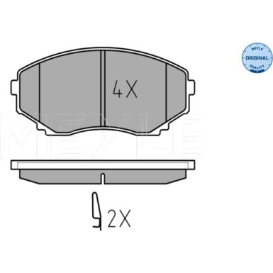 Bremsbelagsatz Toyota P. Corolla 1.4-1.8 99- Mit Sensor | 025 235 1516/W