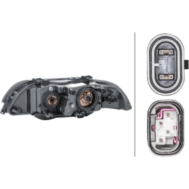 HELLA Hauptscheinwerfer 1EJ 007 400-061 HELLA Hauptscheinwerfer 1EJ 007 400-061