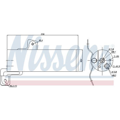 Trockner PKW MERCEDES S-Klasse W221 05 95497