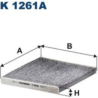 FILTRON Filter, Innenraumluft | K 1261A