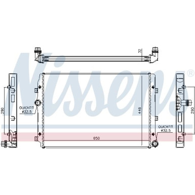 Wasserkühler PKW | VW Passat 10 | 65309