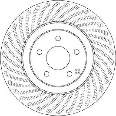 Bremsscheibe Db P. W203/C209 320Cdi/350B 330X28 TRW SINGLE DF6682S