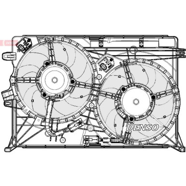 Denso | Kühlerlüfter DER09075