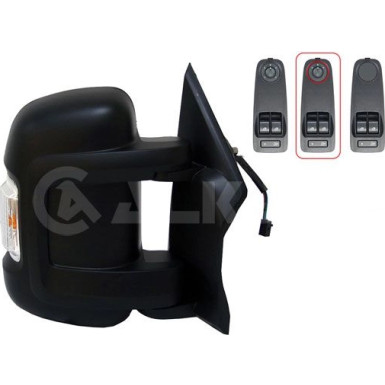 SPIEGEL R EL HZB WEITW. W16W ELECR KURZ | FIAT DUCATO VAN 7,06-/CIT JUMPER VAN 4,06-/PEU BOXER VAN 06 | 9268922
