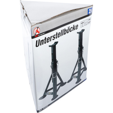 BGS Unterstellböcke | Traglast 1500 kg / Paar | Hub 322 - 490 mm | 1 Paar | 93002
