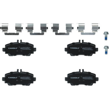 KAMOKA Bremsbelagsatz, Scheibenbremse JQ1012714