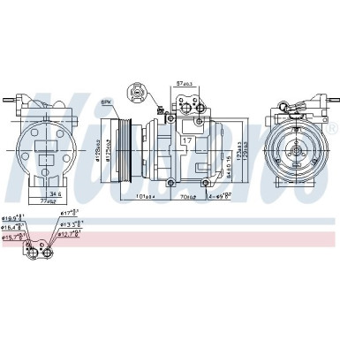 Kompressor PKW | Kia Magentis 2.5/2.7i 01 | 890067