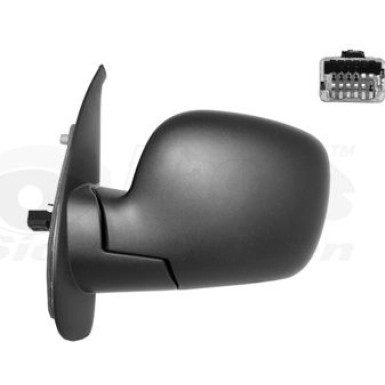 Außenspiegel Renault Kangoo konvex schwarz OE 7701068840 + HAGUS 4312807