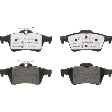 BREMBO Bremsklötze XTRA HA | CHEVROLET,CITROEN,DAIMLER,FORD | P 59 042X