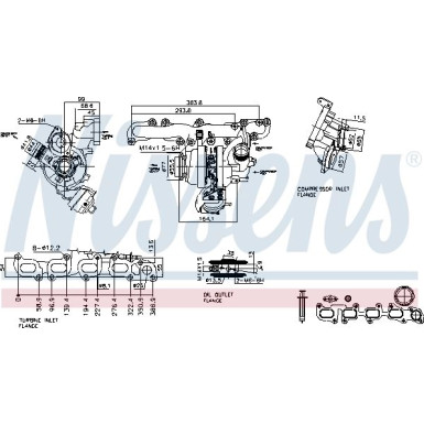 Nissens Turbo VW Golf VII 12 FACTORY NEW 93266