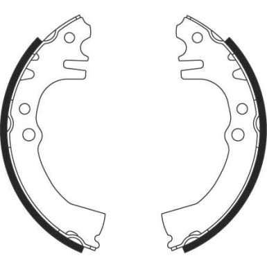 GS8699 Bremsbackensatz