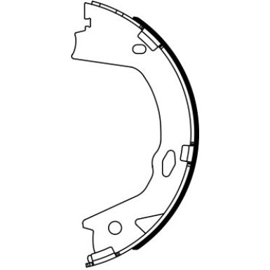 0 986 487 948 Bremsbackensatz, Feststellbremse