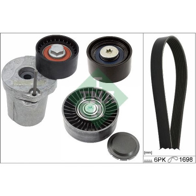 INA Keilrippenriemensatz 529 0369 10