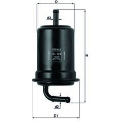 MAHLE Kraftstofffilter | KL 121