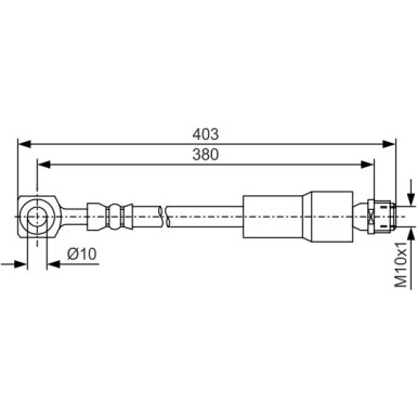Bremsschlauch | OPEL Insignia,Astra | 1987481545