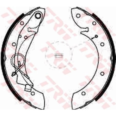 70 461 002 Bremsbacken | CITROEN Berlingo,Picasso, PEU 96 | GS8635