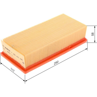 Luftfilter | MITSUBISHI,SMART(MCC) | F 026 400 006