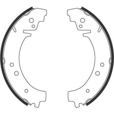 GS8222 Bremsbackensatz