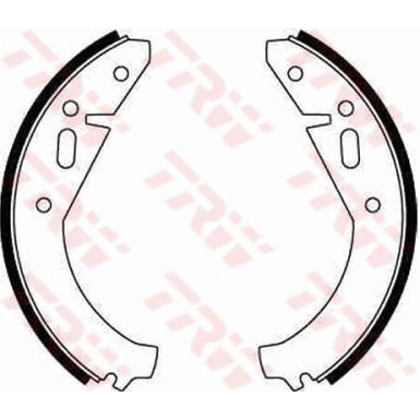 TRW Bremsbackensatz GS8141