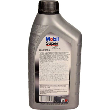 ÖL Mobil 10W40 1L Diesel 2000 MOBIL SUPER 2000 X1 DIESEL 10W-40 150868