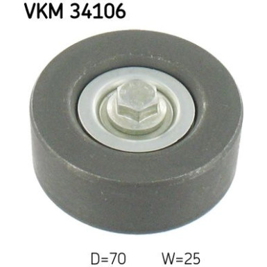 Umlenkrolle Multi-V | FORD Focus,Tourneo,Transit 98-05 | VKM 34106